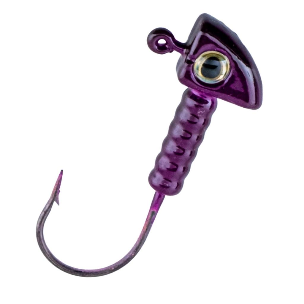 Jighead - Zoka - Kurşunlu Olta İğnesi - (XH-A 06) - Mor - 6 Gr - 10 Adet