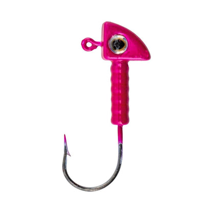 Jighead - Zoka - Kurşunlu Olta İğnesi - (XH-A 06) - Pembe - 8 Gr - 5 Adet