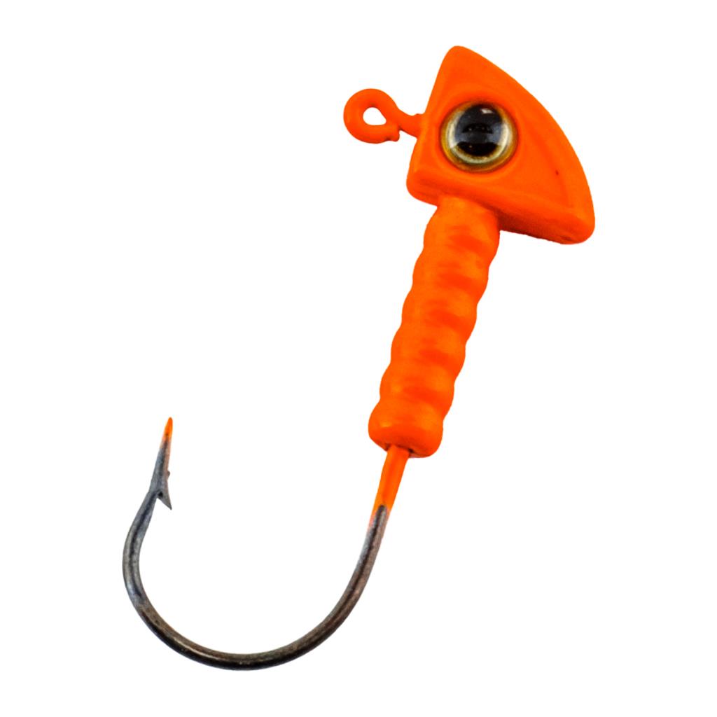 Jighead - Zoka - Kurşunlu Olta İğnesi - (XH-A 06) - Turuncu - 7 Gr - 10 Adet