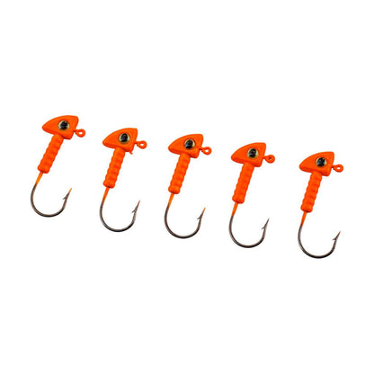 Jighead - Zoka - Kurşunlu Olta İğnesi - (XH-A 06) - Turuncu - 8 Gr