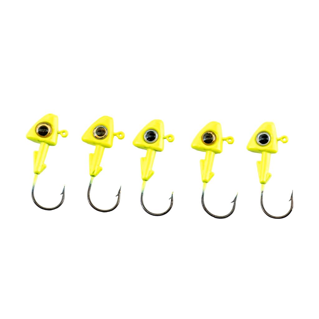 Jighead - Zoka - Kurşunlu Olta İğnesi - (XH-A 07) - Açık Yeşil - 6 Gr