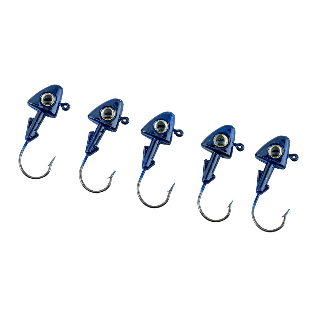 Jighead - Zoka - Kurşunlu Olta İğnesi - (XH-A 07) - Mavi - 8 Gr