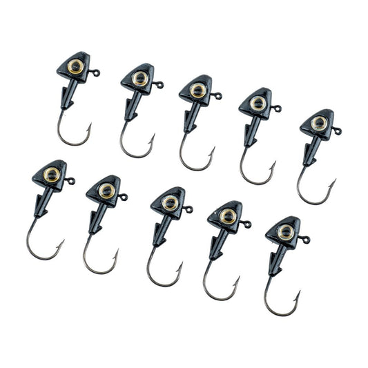Jighead - Zoka - Kurşunlu Olta İğnesi - (XH-A 07) - Siyah - 10 Gr - 10 Adet