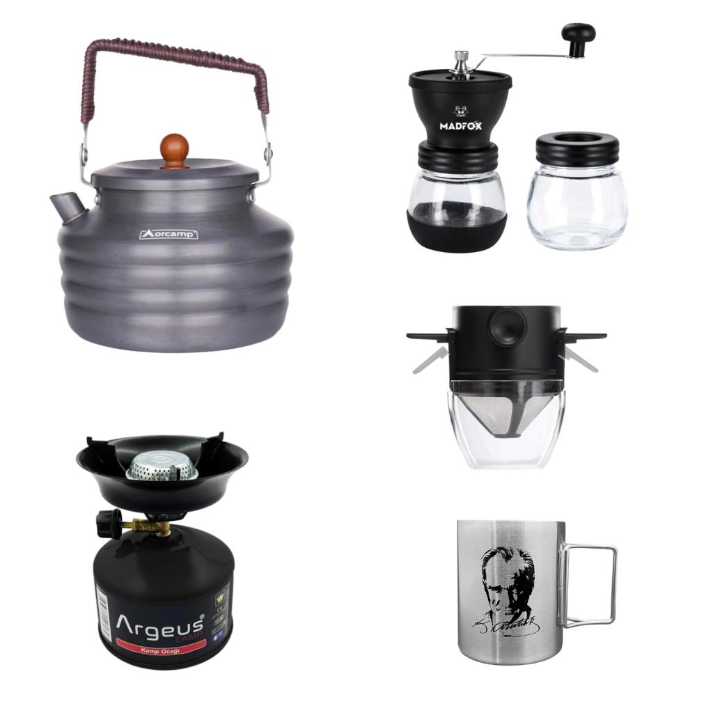 Kahve Tutkunlarına Özel 5’li Kamp Hediye Seti