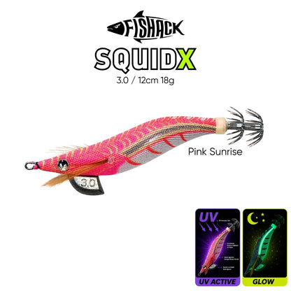 Kalamar Zokası - Fishack SquidX - Glow Body - #3.0 18g 120mm