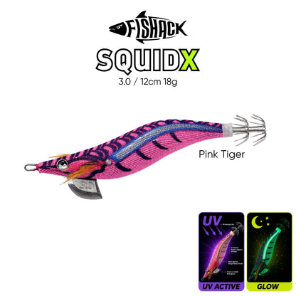 Kalamar Zokası - Fishack SquidX - Glow Body - #3.0 18g 120mm