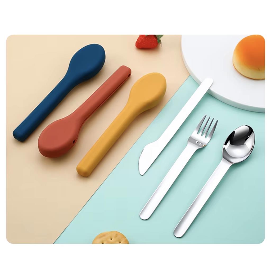 Kamp Çatal&Kaşık&Bıçak Seti - Seyahat Seti - Orcamp - Sarı (OUT-1970)