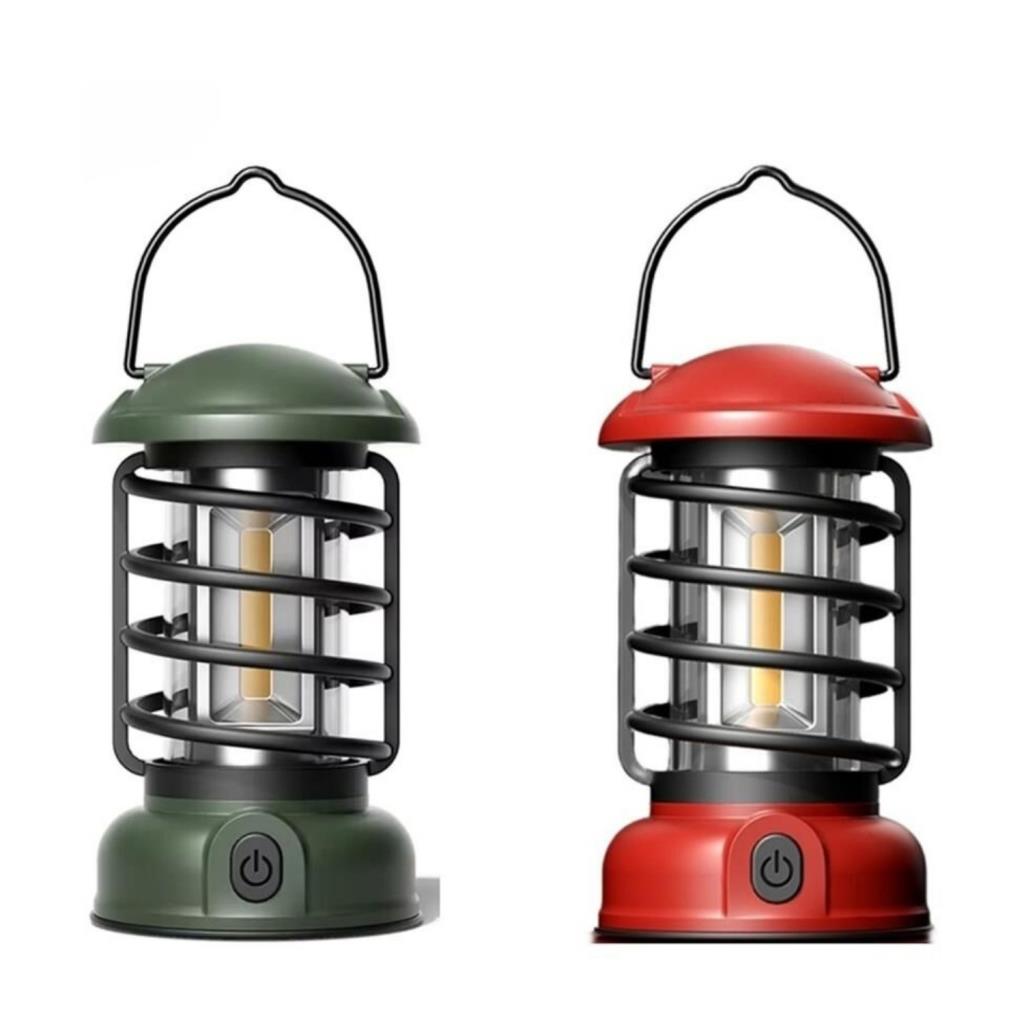Kamp Lambası - 300 Lümen - Madfox Vintage Glamping - Yeşil - 547321