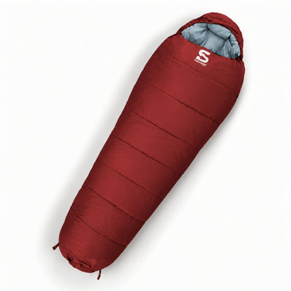 Kamp Uyku Tulumu - Zenith - Bordo - Extreme -30C° - Savage YS-530