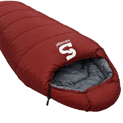 Kamp Uyku Tulumu - Zenith - Bordo - Extreme -30C° - Savage YS-530