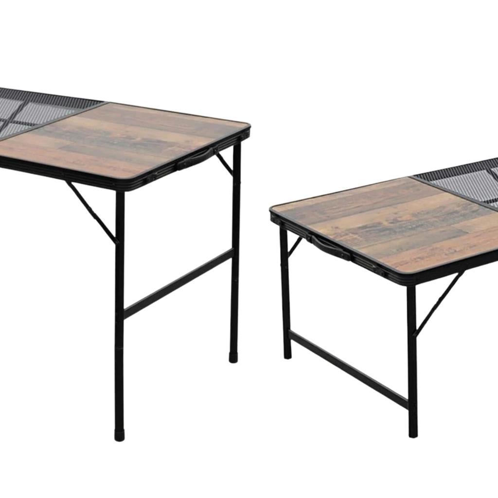 Katlanabilir Ahşap Kamp Masası - Izgaralı - Madfox Eazy - 547210