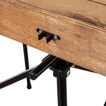 Katlanabilir Ahşap Kamp ve Piknik Masası - Akordion - (54023)