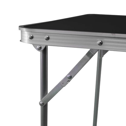 Katlanabilir Alüminyum Kamp Masası - Madfox Zenith - Siyah - 547278