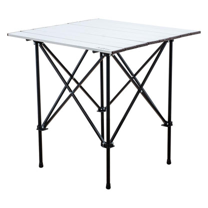 Katlanabilir Alüminyum Kamp ve Piknik Masası - Akordion - Silver - (54024)