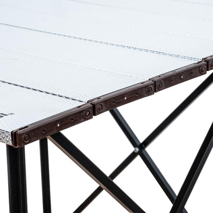 Katlanabilir Alüminyum Kamp ve Piknik Masası - Akordion - Silver - (54024)