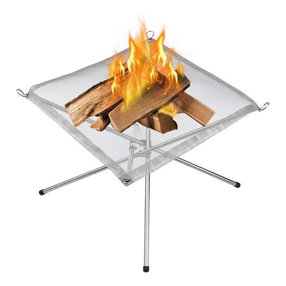Katlanabilir Ateş Sehpası -Brülör - Madfox Fire Rack - 547216