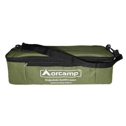 Katlanabilir Ayaklı İkili Yer Tipi Kamp Ocak - Çantalı (K-629)