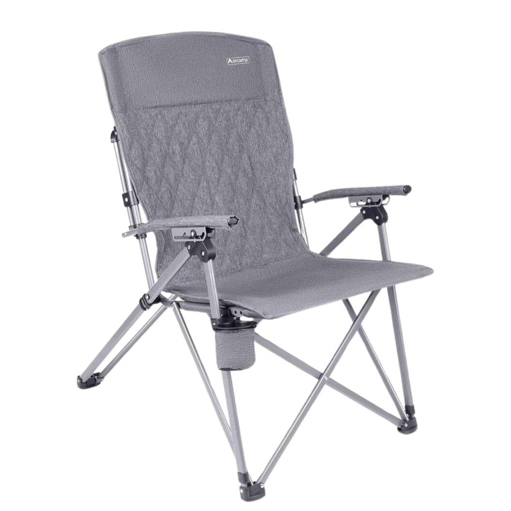 Katlanabilir Kamp Sandalyesi - Trono 3 - Orcamp - Kademeli - Gri