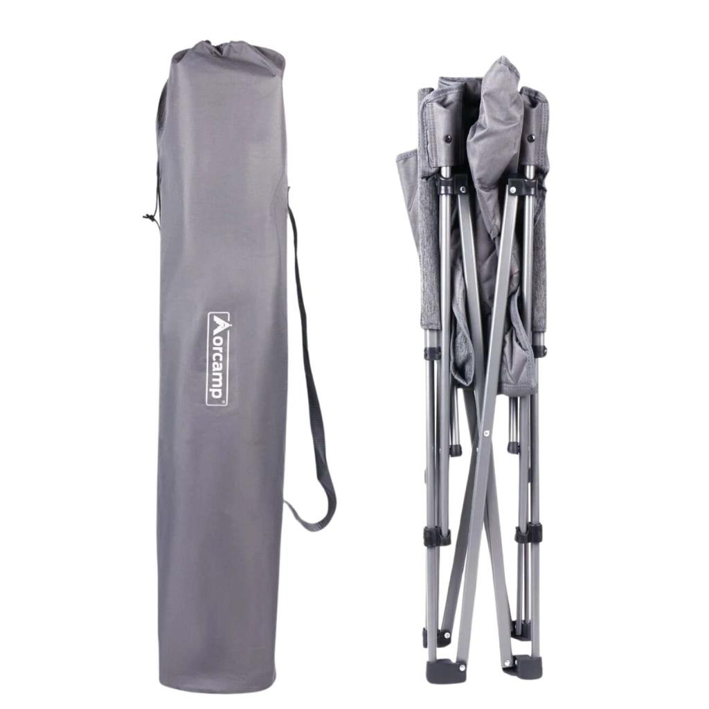 Katlanabilir Kamp Sandalyesi - Trono - Orcamp - Gri