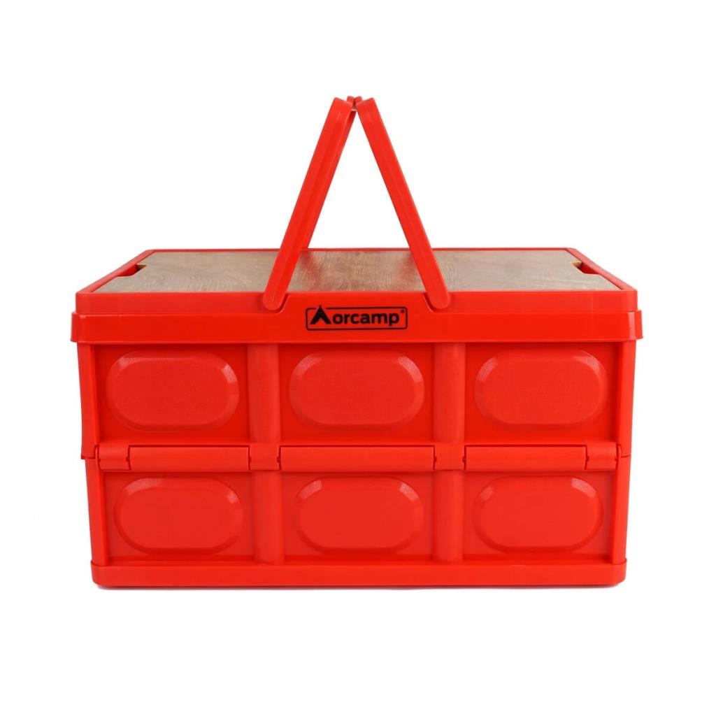 Katlanabilir Piknik Sepeti - Orcamp - Porto - 50 Lt - Kırmızı - (OUT-3580)