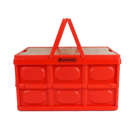 Katlanabilir Piknik Sepeti - Orcamp - Porto - 50 Lt - Kırmızı - (OUT-3580)