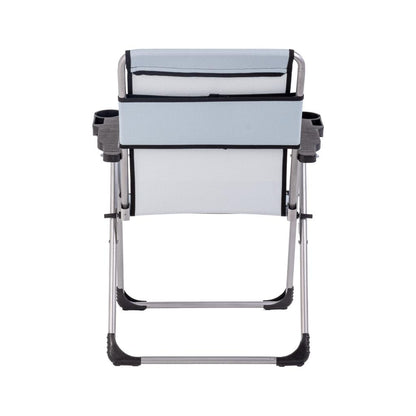 Katlanabilir Piknik ve Kamp Sandalyesi - Bardaklıklı - Rock - Turkuaz (A-01)- 140KG Taşıma