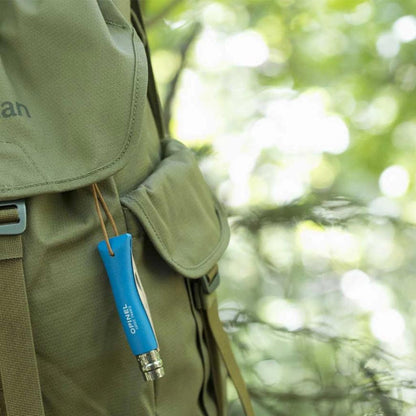 Katlanır Cep Çakısı - Opinel - Gürgen Ağacı Sap - Gök Mavisi - No:7