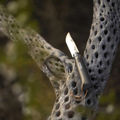 Katlanır Cep Çakısı - Opinel - Gürgen Ağacı Sap - Gri Çakı No:8