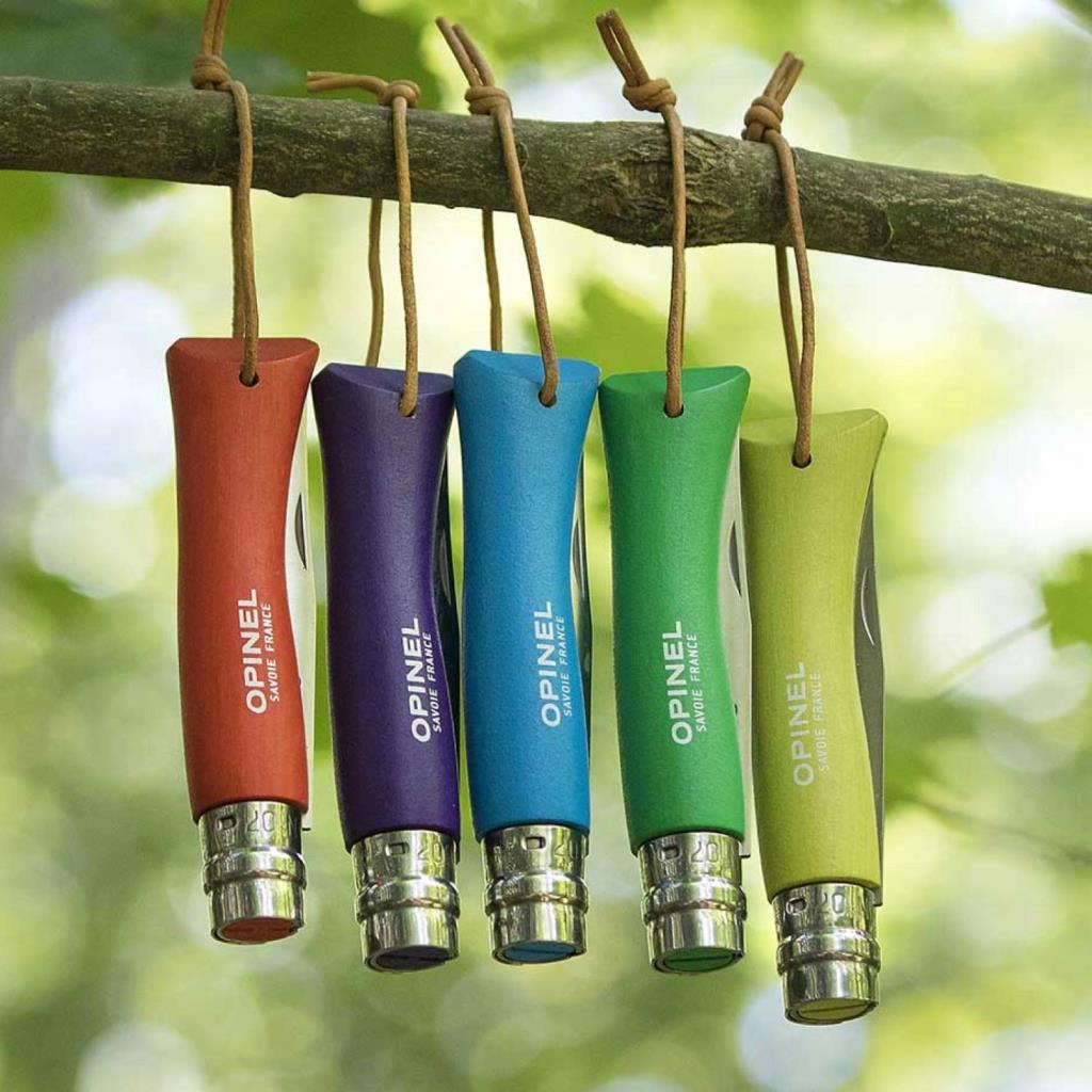 Katlanır Cep Çakısı - Opinel - Gürgen Ağacı Sap - Mor - No:7