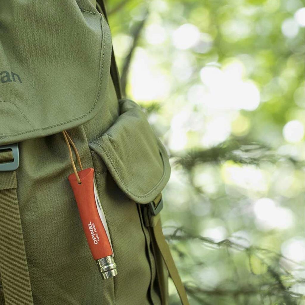 Katlanır Cep Çakısı - Opinel - Gürgen Ağacı Sap - Turuncu - No:7