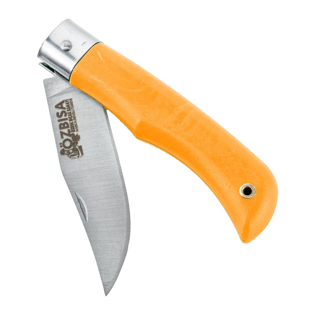 Katlanır Cep Çakısı - Özbısa - El Yapımı - No:1 - Sarı