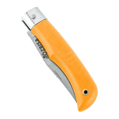 Katlanır Cep Çakısı - Özbısa - El Yapımı - No:1 - Sarı