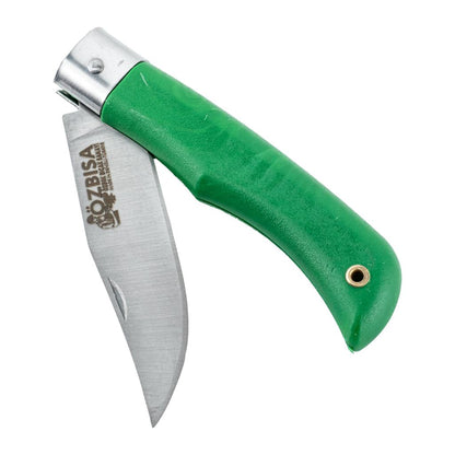 Katlanır Cep Çakısı - Özbısa - El Yapımı - No:1 - Yeşil