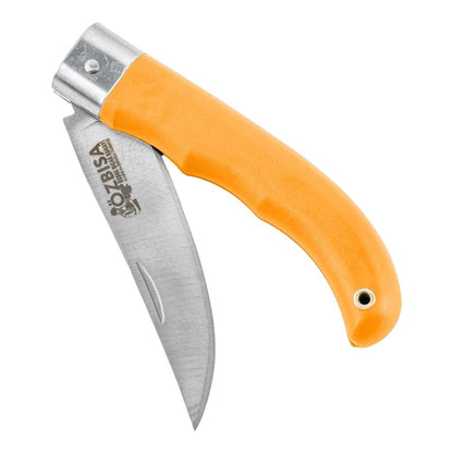 Katlanır Cep Çakısı - Özbısa - El Yapımı - No:2 - Sarı