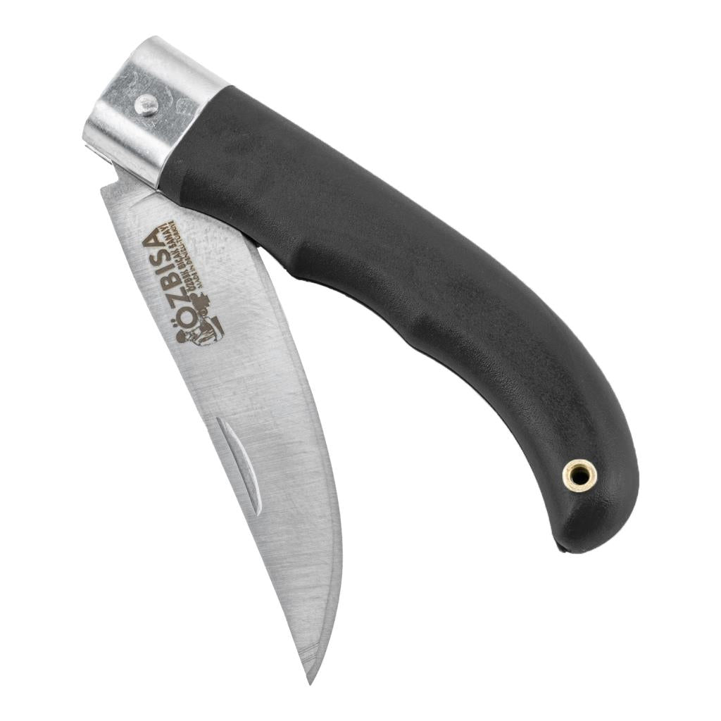 Katlanır Cep Çakısı - Özbısa - El Yapımı - No:2 - Siyah