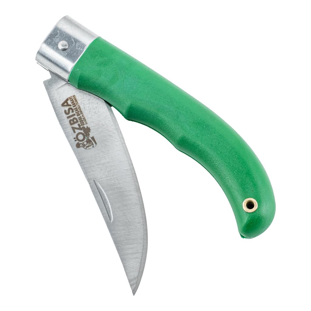 Katlanır Cep Çakısı - Özbısa - El Yapımı - No:2 - Yeşil