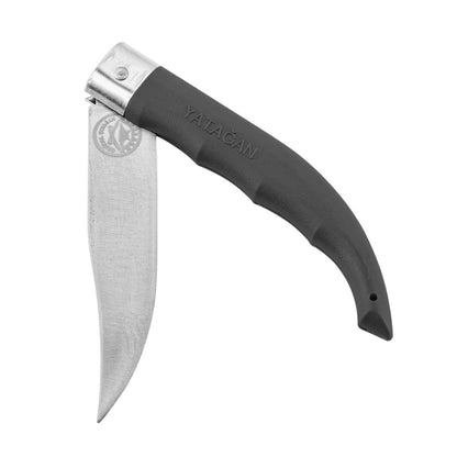 Katlanır Cep Çakısı - Yatağan - El Yapımı - Siyah - No:2