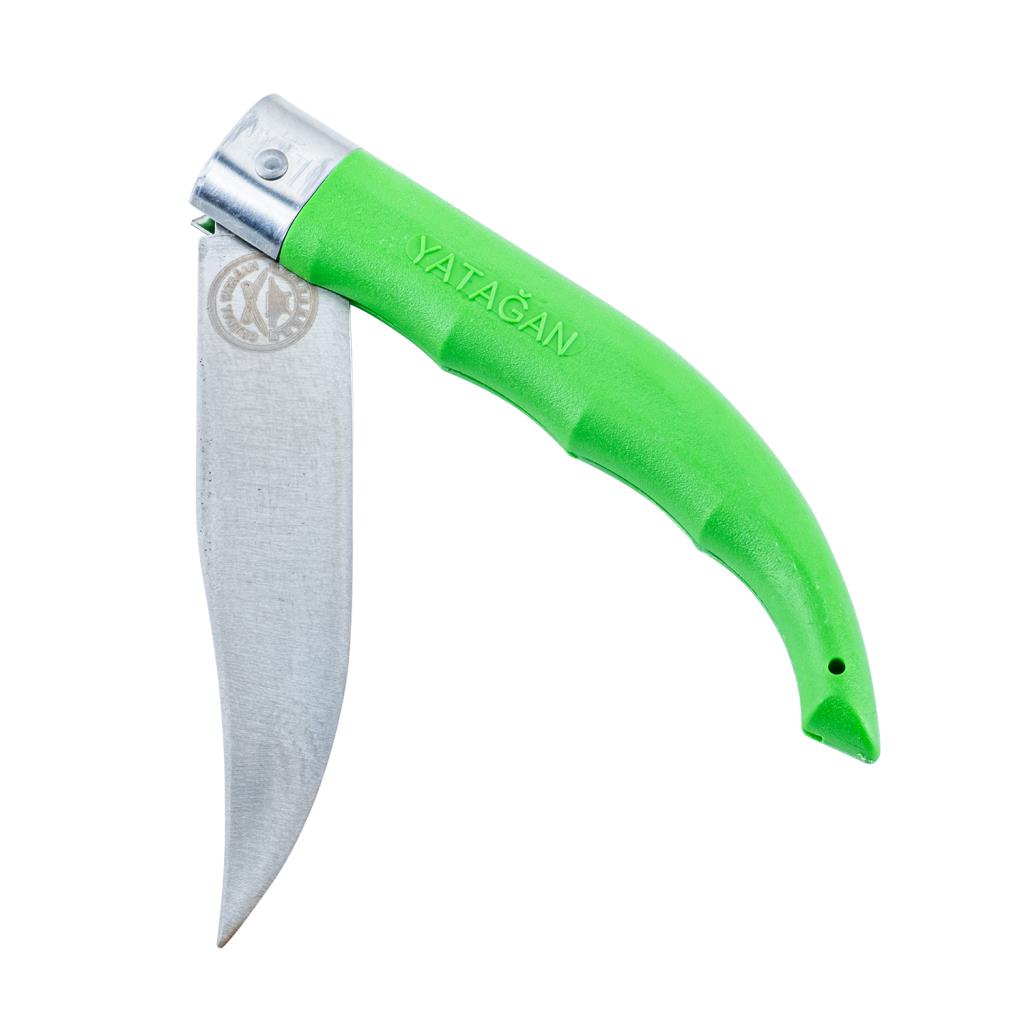 Katlanır Cep Çakısı - Yatağan - El Yapımı - Yeşil - No:2