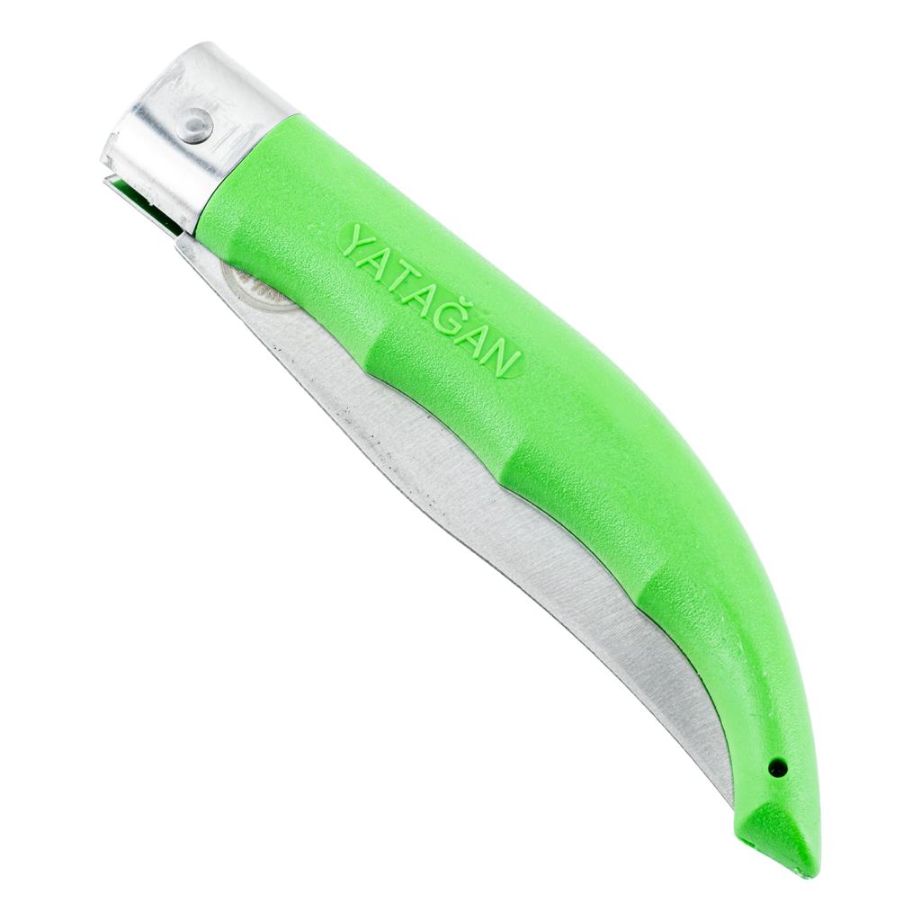 Katlanır Cep Çakısı - Yatağan - El Yapımı - Yeşil - No:2