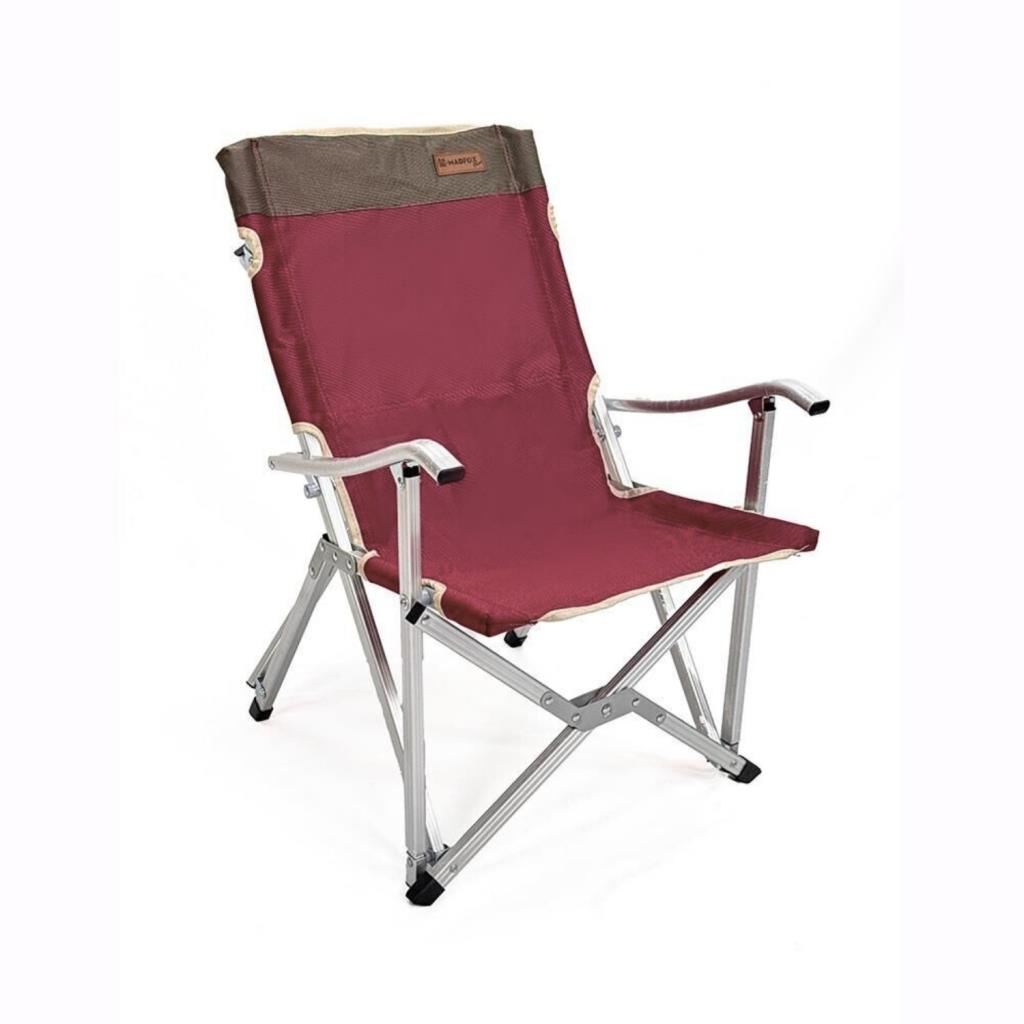 Katlanır Kamp Piknik Sandalyesi - Madfox Dachuan - Bordo - 547281 - Taşıma Çantalı