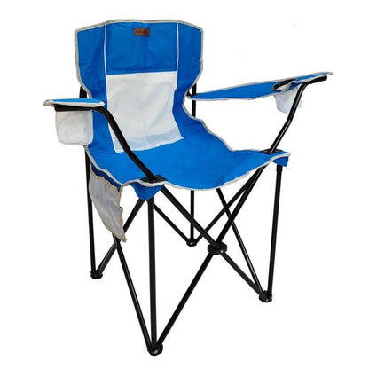 Katlanır Kamp Piknik Sandalyesi - Madfox Harbor - Bardaklıklı - Mavi - 547285 - Taşıma Çantalı