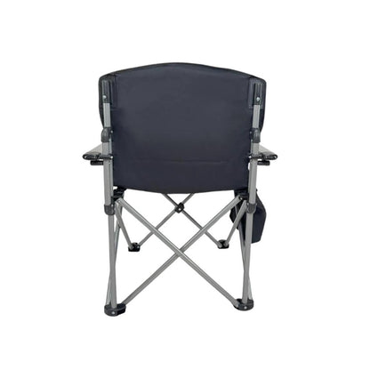 Katlanır Kamp Piknik Sandalyesi - Madfox Journey - Siyah/Gri - 547284 - Taşıma Çantalı