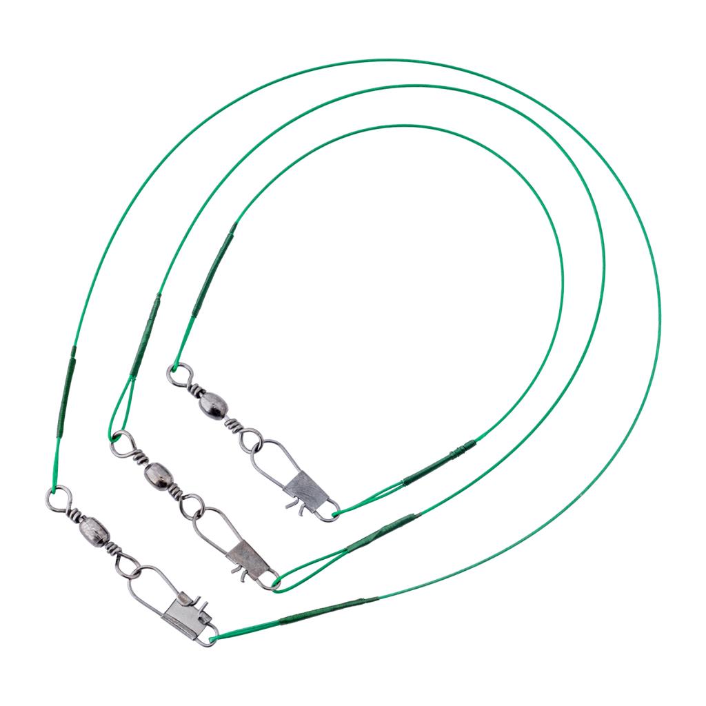 Klipsli Fırdöndülü Çelik Tel - Fishack WireX - 72'li Kartela Set