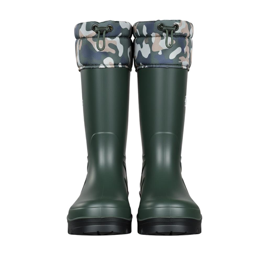 Konçlu PU Uzun Avcı Çizmesi - Su Geçirmez - Kaymaz Taban - Thermoking - Balıkçı Çiftçi Çizme