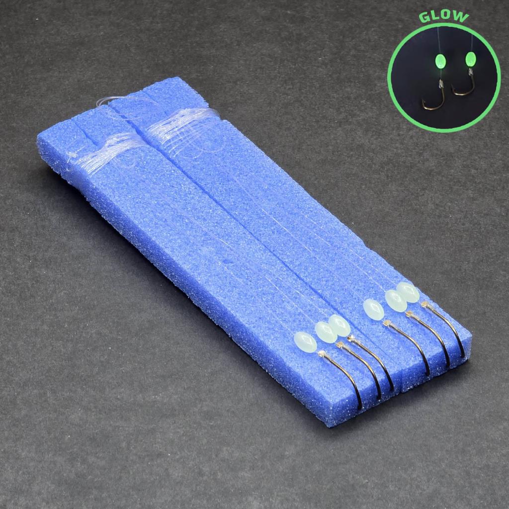 Köstek Hazır Takım - Fishack - Üç İğneli - Glow Boncuklu - 2'li