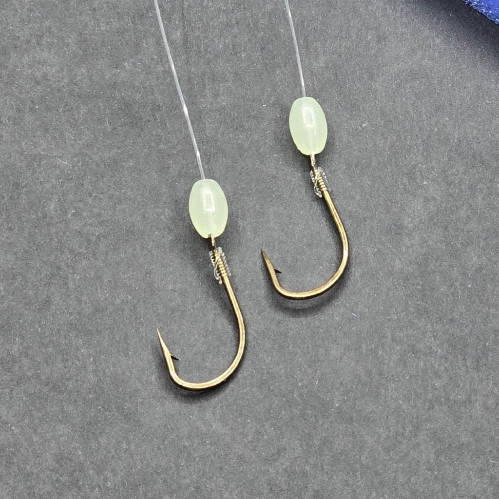 Köstek Hazır Takım - Fishack - Üç İğneli - Glow Boncuklu - 2'li