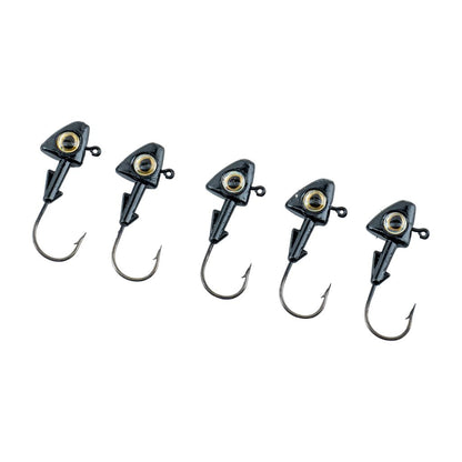Kurşunlu Jighead Zoka - 6g - Fishack - Siyah (XHA07) - 5 Adet