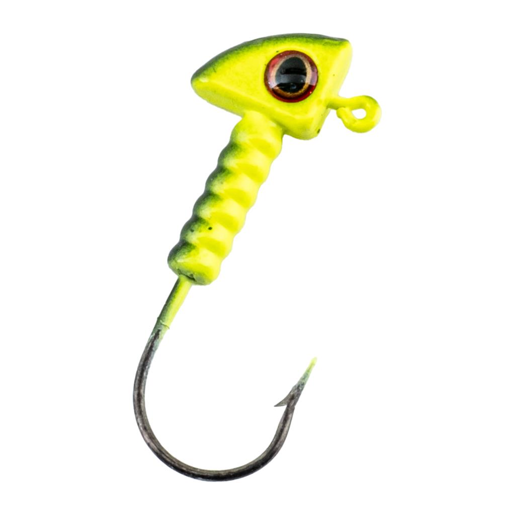 Kurşunlu Jighead Zoka - 6g - Fishack - Yeşil Siyah (XHA06) - 5 Adet