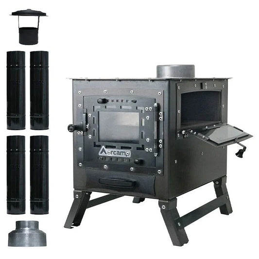 Kuzineli Çadır Sobası - Orcamp (OUT-4710)