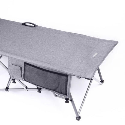 Letto Katlanabilir Kamp Yatağı & Kampet - Orcamp -Cepli - Gri - OUT-2361